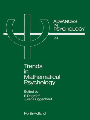 cover image of Trends in Mathematical Psychology